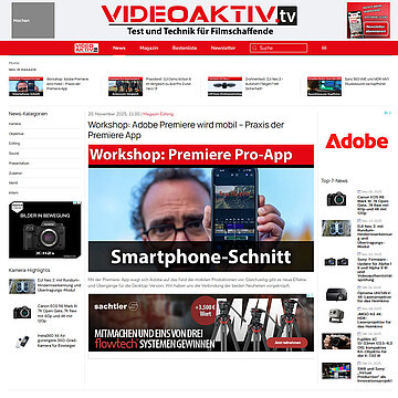 Cover der Website VIDEOAKTIV.tv