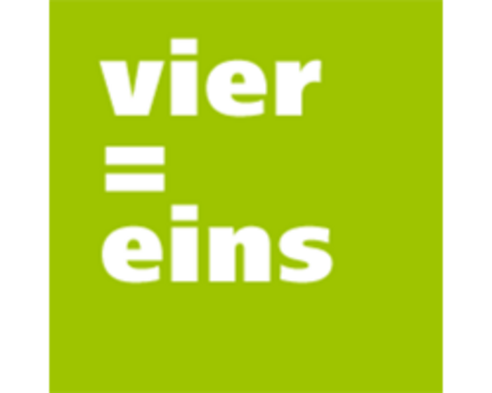 Logo vier=eins