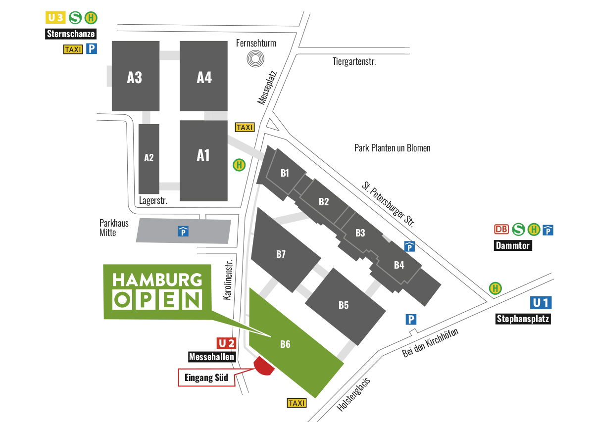 HAMBURG OPEN area plan